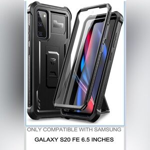 DEXNOR Black Protective Phone Case SAMSUNG GALAXY S20